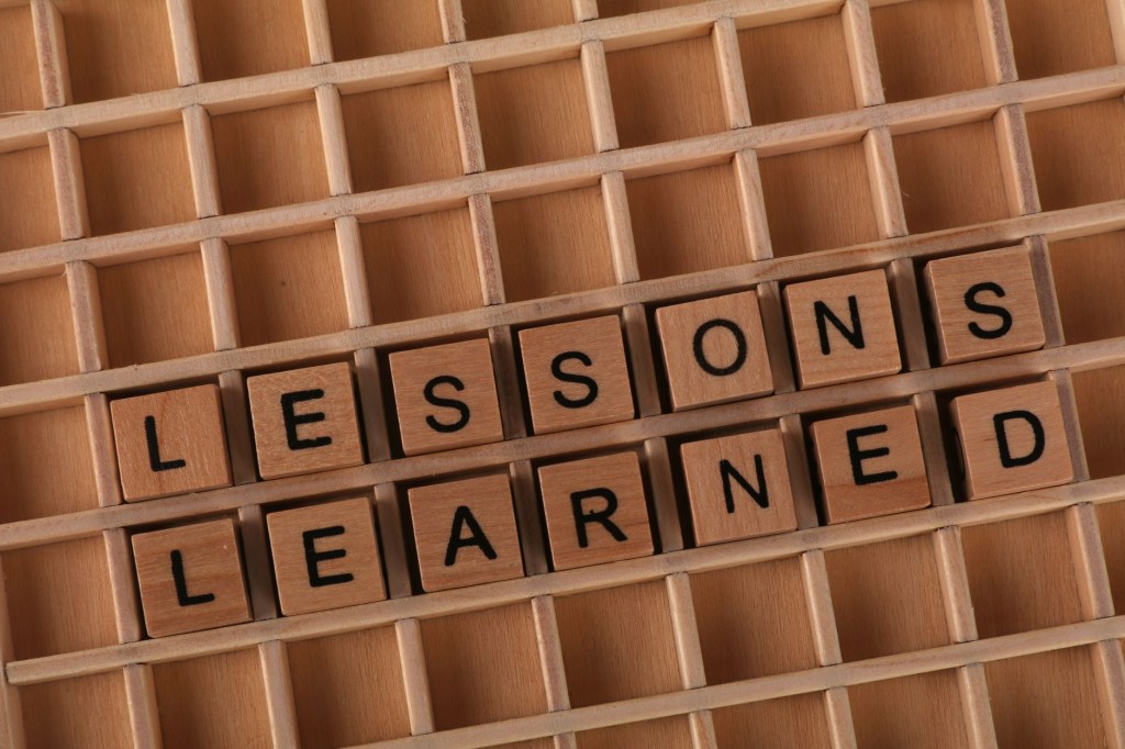 Wisdom Wednesday – Lessons Learned